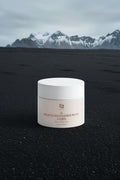 Scrub viso e corpo al vulcano islandese
